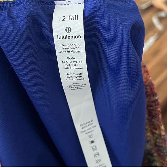 NWT Lululemon Special Edition Seawheeze Hotty Hot Short *Tall - Picture 4 of 4